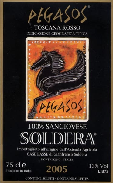 Rượu vang đỏ Soldera Pegasos Toscana Rosso 2005