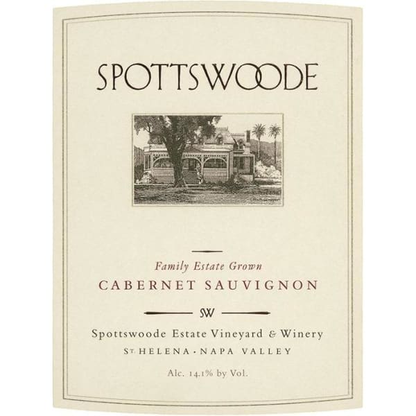 Rượu vang đỏ Spottswoode Cabernet Sauvignon (chai Magnum 1,5 lít) 2001