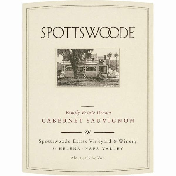 Rượu vang đỏ Spottswoode Cabernet Sauvignon (chai Magnum 1,5 lít) 2002