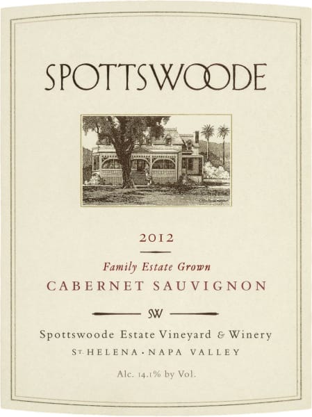 Rượu vang đỏ Spottswoode Cabernet Sauvignon (chai Magnum 1,5 lít) 2012