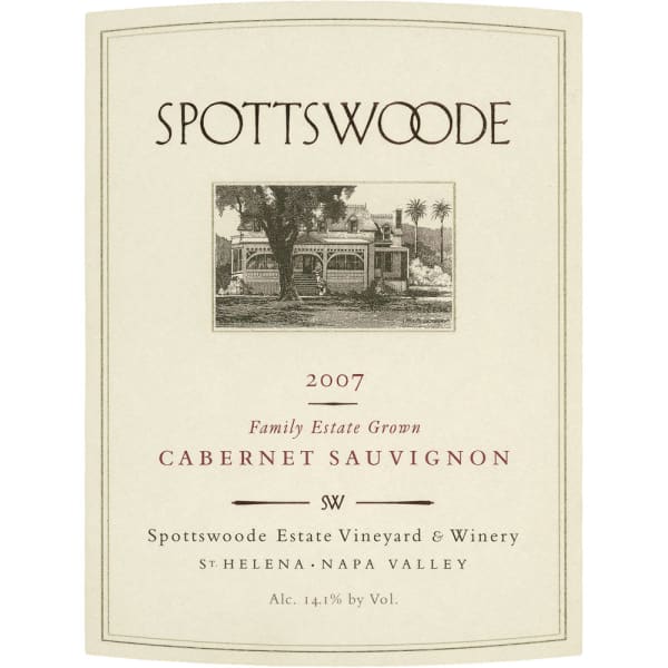 Rượu vang đỏ Spottswoode Cabernet Sauvignon 2007