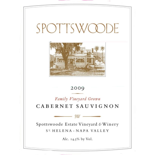Rượu vang đỏ Spottswoode Cabernet Sauvignon 2009
