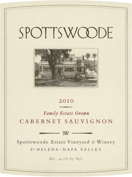Rượu vang đỏ Spottswoode Cabernet Sauvignon 2010