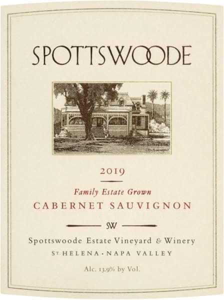 Rượu vang đỏ Spottswoode Cabernet Sauvignon (chai 3 lít) 2019