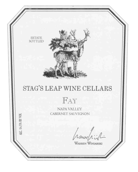 Rượu vang đỏ Stag's Leap Wine Cellars Fay Vineyard Cabernet Sauvignon 1991