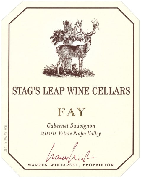 Rượu vang đỏ Stag's Leap Wine Cellars Fay Vineyard Cabernet Sauvignon 2000