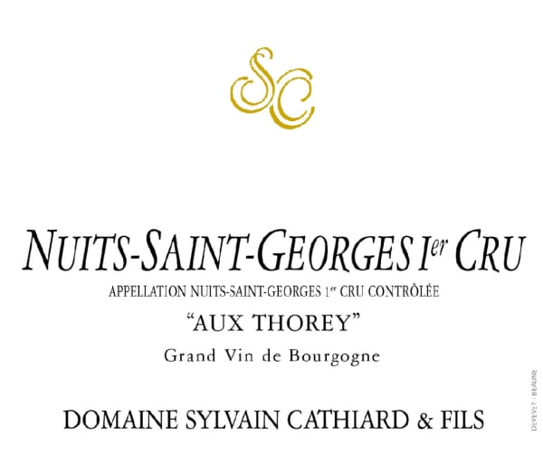 Rượu vang đỏ Sylvain Cathiard Nuits-Saint-Georges Aux Thorey Premier Cru 2020