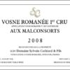 Rượu vang đỏ Sylvain Cathiard Vosne-Romanee Aux Malconsorts Premier Cru 2008