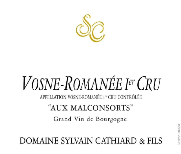 Rượu vang đỏ Sylvain Cathiard Vosne-Romanee Aux Malconsorts Premier Cru 2013