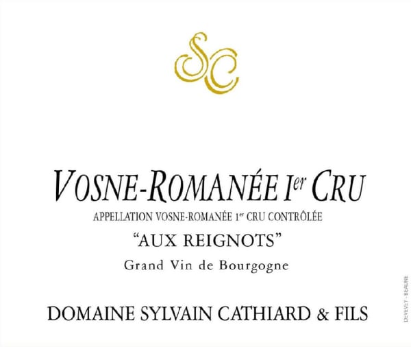 Rượu vang đỏ Sylvain Cathiard Vosne-Romanee Aux Reignots Premier Cru 2013