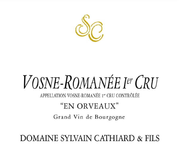 Rượu vang đỏ Sylvain Cathiard Vosne-Romanee En Orveaux Premier Cru 2020