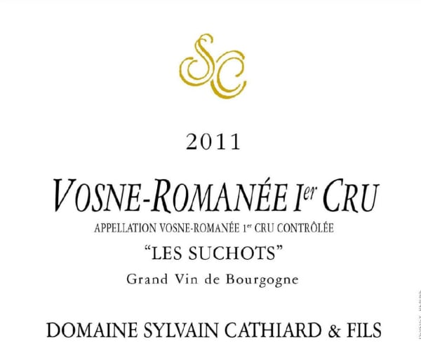 Rượu vang đỏ Sylvain Cathiard Vosne-Romanee Les Suchots Premier Cru 2011
