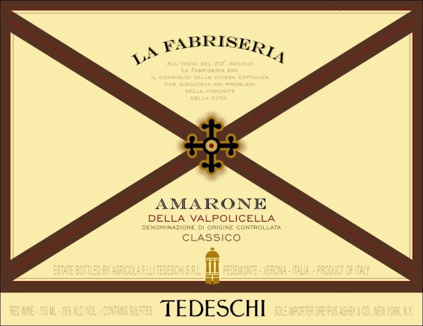 Rượu vang đỏ Tedeschi Amarone della Valpolicella La Fabriseria 2011