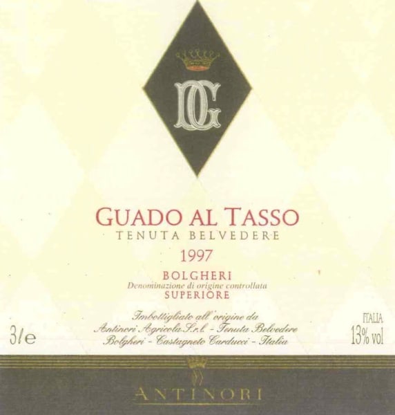 Rượu vang đỏ Tenuta Guado al Tasso (chai Magnum 1,5 lít) 1997