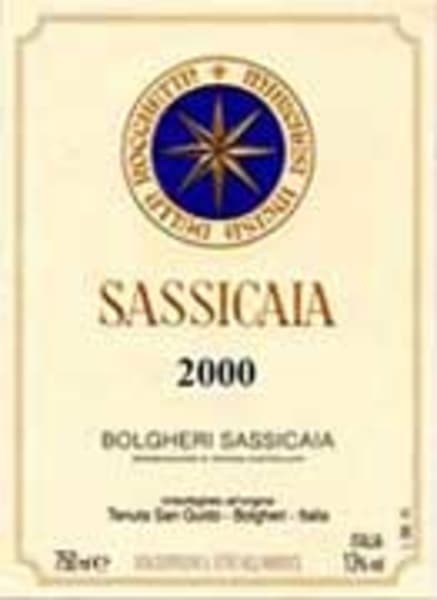 Rượu vang đỏ Tenuta San Guido Sassicaia (chai Magnum 1,5 lít) 2000