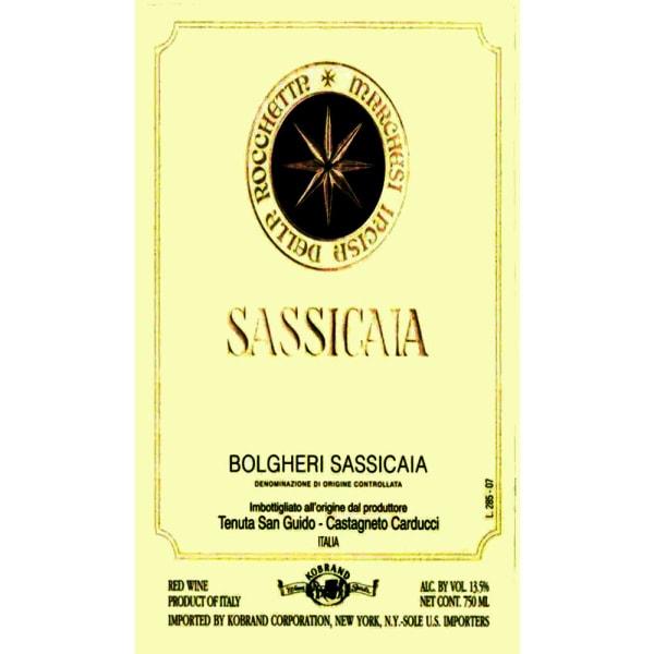 Rượu vang đỏ Tenuta San Guido Sassicaia (chai Magnum 1,5 lít) 2006