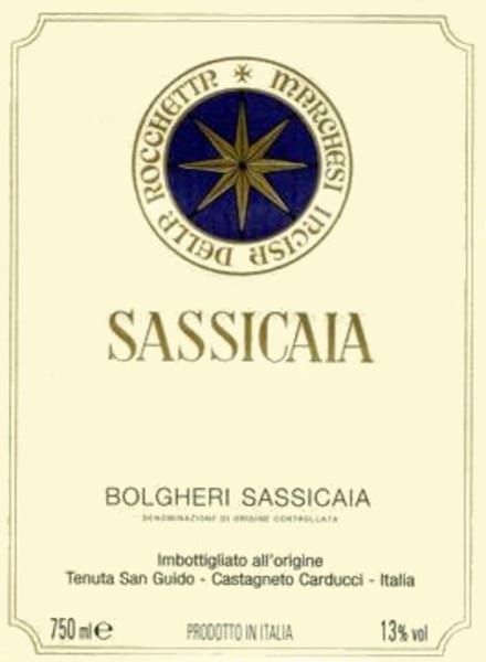 Rượu vang đỏ Tenuta San Guido Sassicaia (chai Magnum 1,5 lít) 2015