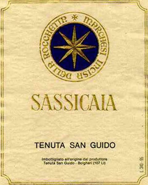 Rượu vang đỏ Tenuta San Guido Sassicaia 1990