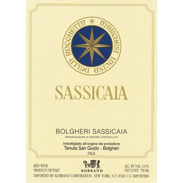 Rượu vang đỏ Tenuta San Guido Sassicaia 2013