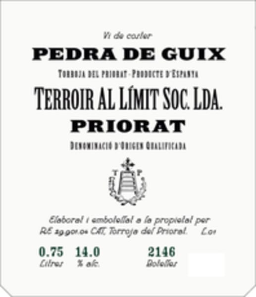 Rượu vang trằng Terroir Al Limit Pedra de Guix 2017