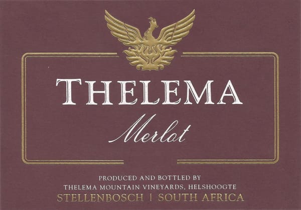 Rượu vang đỏ Thelema Merlot 2014