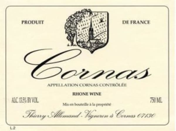 Rượu vang đỏ Thierry Allemand Cornas 2003