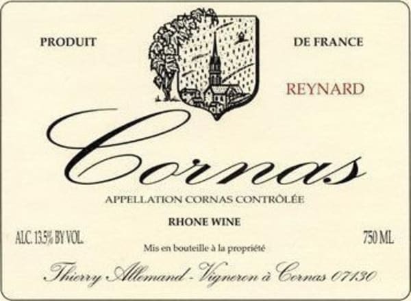 Rượu vang đỏ Thierry Allemand Cornas Reynard 2006