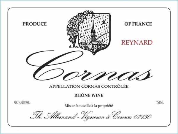 Rượu vang đỏ Thierry Allemand Cornas Reynard 2020