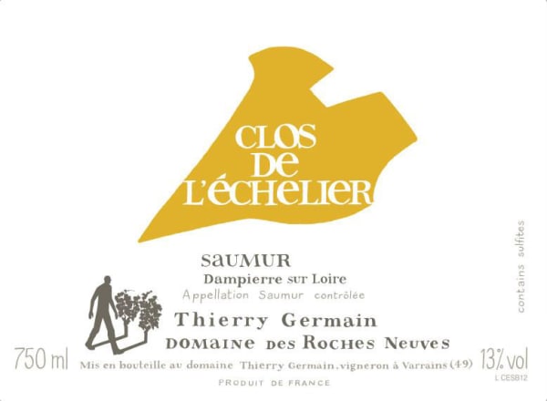 Rượu vang trằng Thierry Germain Saumur Blanc l'Echelier 2019