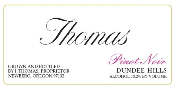 Rượu vang đỏ Thomas Winery Dundee Hills Pinot Noir (chai Magnum 1,5 lít) 2014