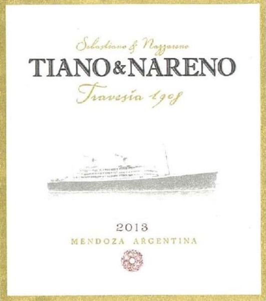 Rượu vang đỏ Tiano & Nareno Travesia 1908 2013