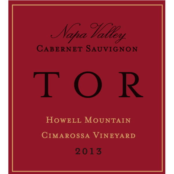Rượu vang đỏ TOR Cimarossa Vineyard Cabernet Sauvignon 2013