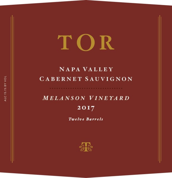 Rượu vang đỏ TOR Melanson Vineyard Cabernet Sauvignon 2017