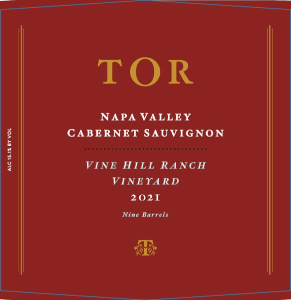 Rượu vang đỏ TOR Vine Hill Ranch Cabernet Sauvignon 2021