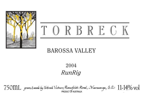 Rượu vang đỏ Torbreck RunRig 2004