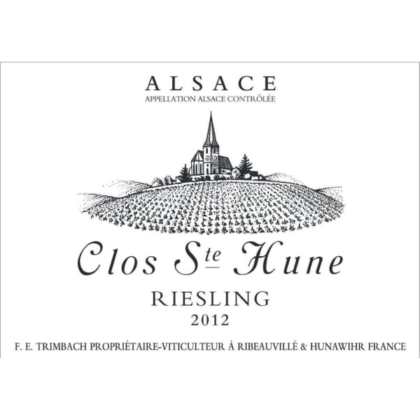 Rượu vang trằng Trimbach Clos Ste. Hune 2012