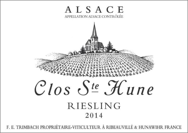 Rượu vang trằng Trimbach Clos Ste. Hune (scuffed labels) 2014