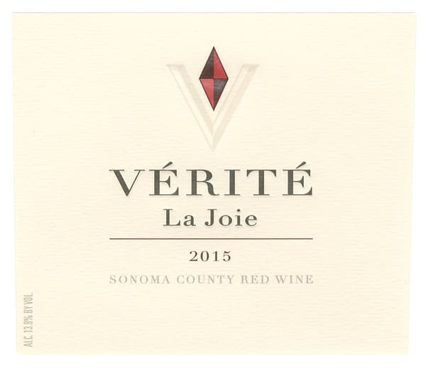 Rượu vang đỏ Verite La Joie 2015