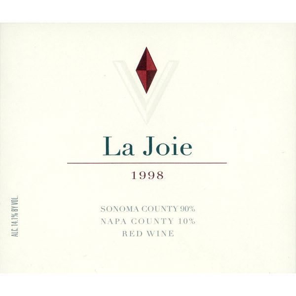 Rượu vang đỏ Verite La Joie (bin soiled label) 1998