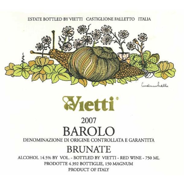Rượu vang đỏ Vietti Barolo Brunate 2007