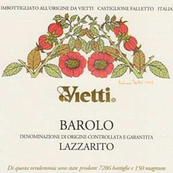 Rượu vang đỏ Vietti Barolo Lazzarito (chai 3 lít) 2014