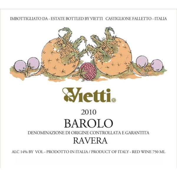 Rượu vang đỏ Vietti Barolo Ravera 2010