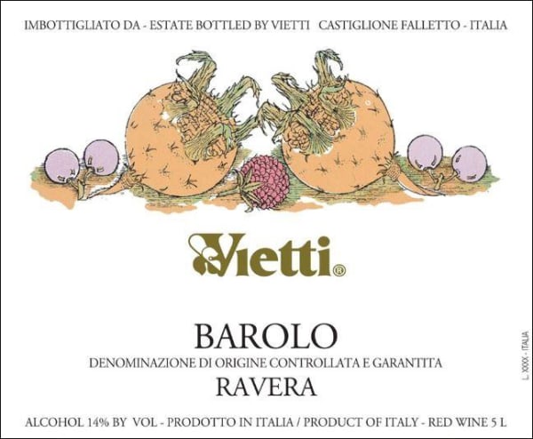 Rượu vang đỏ Vietti Barolo Ravera 2019
