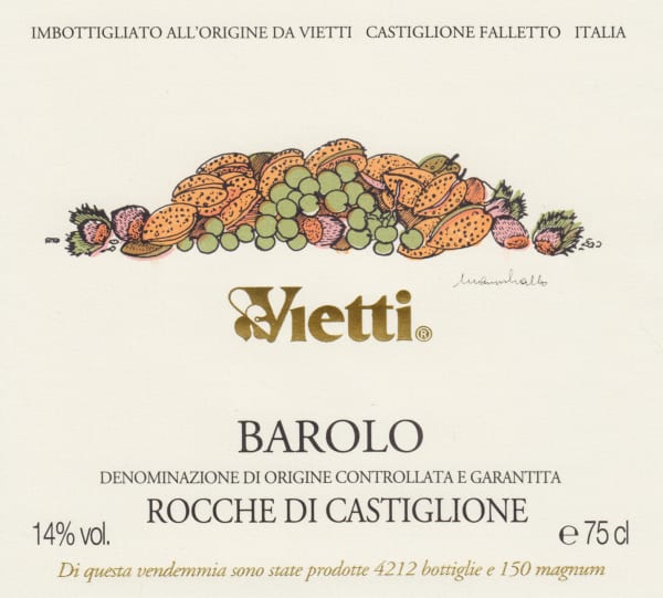 Rượu vang đỏ Vietti Barolo Rocche di Castiglione 2018