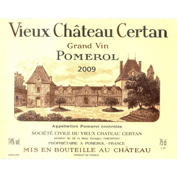 Rượu vang đỏ Vieux Chateau Certan 2009