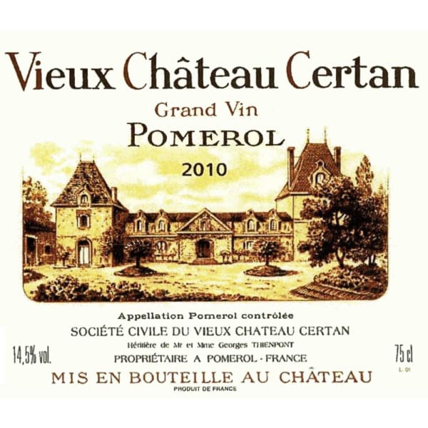 Rượu vang đỏ Vieux Chateau Certan 2010