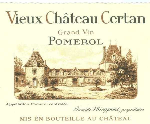 Rượu vang đỏ Vieux Chateau Certan 2018