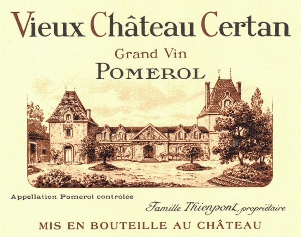 Rượu vang đỏ Vieux Chateau Certan 2019