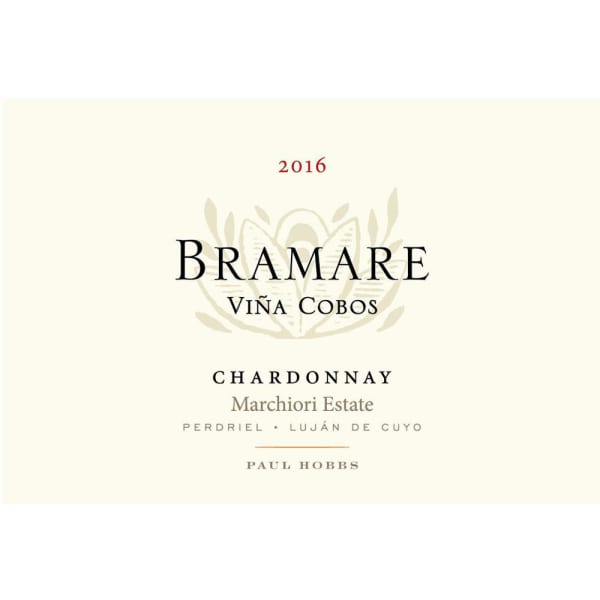 Rượu vang trằng Vina Cobos Bramare Marchiori Vineyard Chardonnay 2016