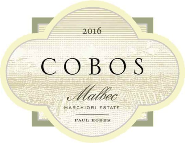 Rượu vang đỏ Vina Cobos Marchiori Vineyard Malbec 2016